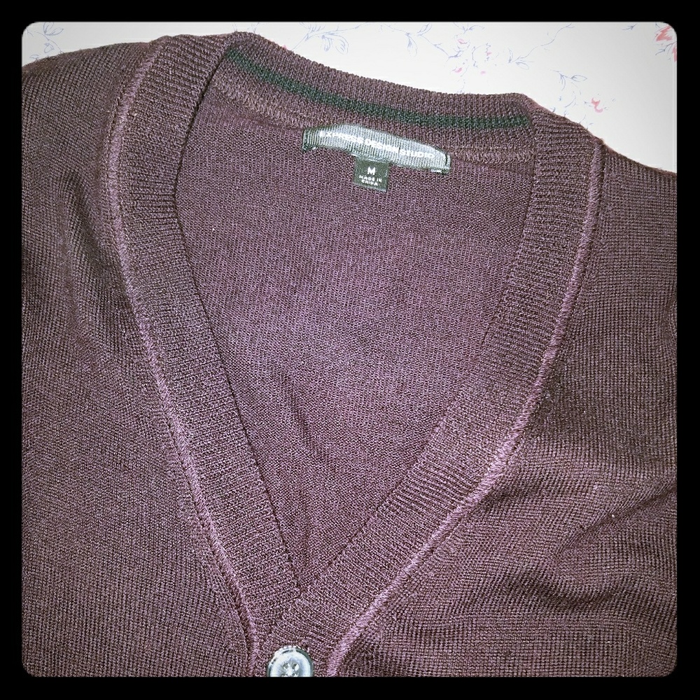 Men's button cardigan